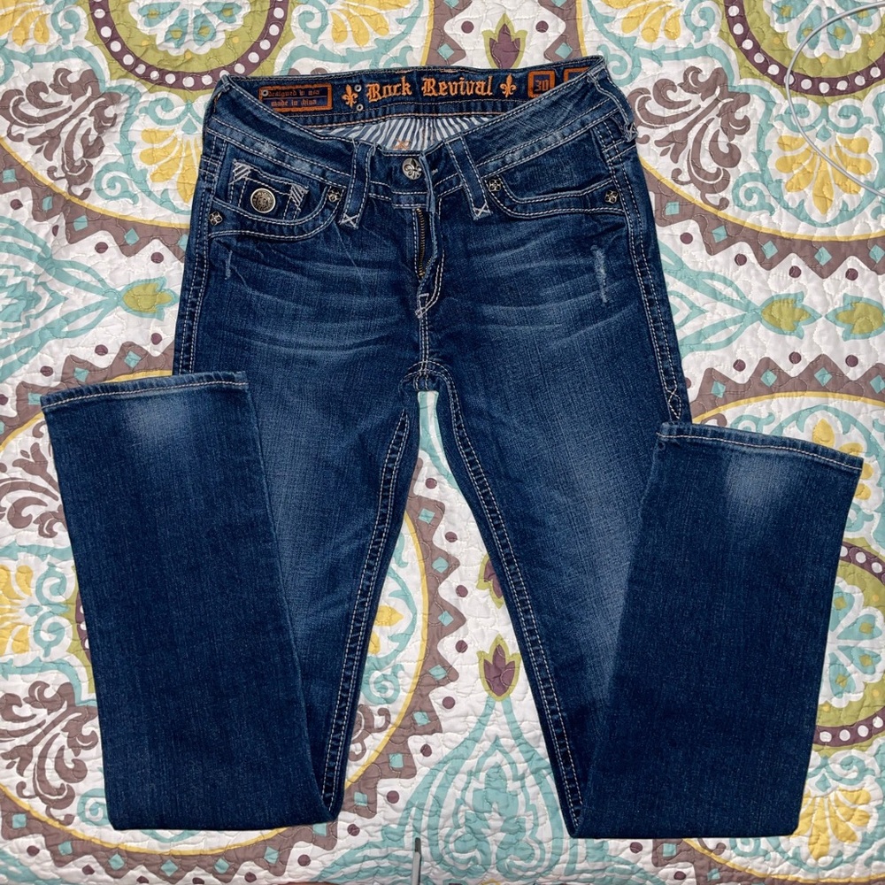 Rock revival straight leg size 30 inseam 32”